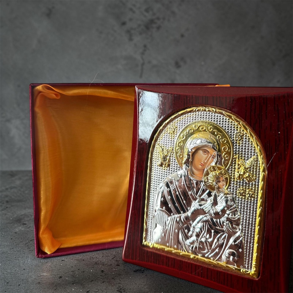 Orthodox Silver Virgin Mary