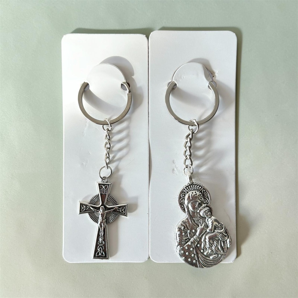 Silver-colored Keychain